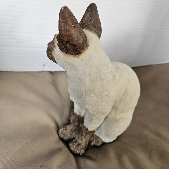 Vintage Rare Sri Lanka Sandicast Siamese Cat Sculpture - Picture 3 of 9